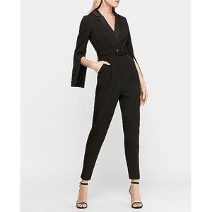 EXPRESS Belted Blazer Jumpsuit